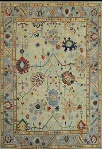 พรมขนแกะตุรกีย้อมสีผักสีเขียว3D งานทำมือสำหรับห้องนั่งเล่นพรมสำหรับพื้นที่สวดมนต์ปิกนิกปรับแต่งได้ - Product Image 3