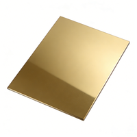 Fabricant de tôles en acier inoxydable colorées PVD sur mesure, panneau décoratif miroir