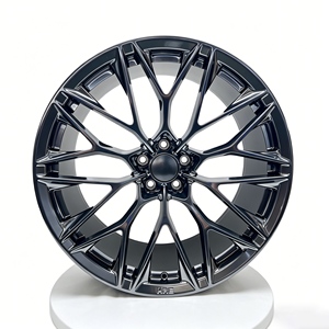 ล้อแม็กซ์หน้าเจียร 5X112 5X120 สีดำเงา ลายหลายก้าน สำหรับรถยนต์นั่งส่วนบุคคล รุ่น M3 M4 M5 G80 G82 AMG - Product Image 2