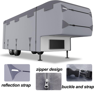 Ventes directes d'usine camping-car personnalisé <span class=keywords><strong>caravane</strong></span> RV couverture respirant voyage remorque couverture étanche résistant aux UV rv couverture - Product Image 2