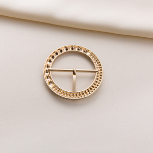 Thiết Kế Rhinestone Có Thể Điều Chỉnh Trượt Tri Trượt Pin Khóa Kim Loại Kẽm Hợp Kim Vòng Vành Đai Khóa - Product Image 6