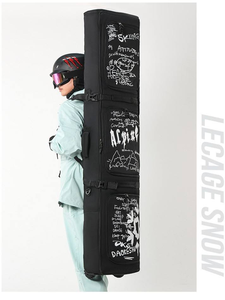 Sac <span class=keywords><strong>de</strong></span> <span class=keywords><strong>ski</strong></span> grande capacité pour hommes et femmes avec roues, séparation sec-humide, séchage rapide, réglable pour snowboard et <span class=keywords><strong>chaussures</strong></span> - Product Image 5