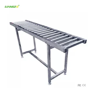 Addable Guardrail LED Lights Mobile Powered or Non- power Roller Conveyor Frame