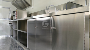 Offre Spéciale YITUO YT-FS400 acier galvanisé certifié CE café chariot de nourriture remorque rue Pizza camion de nourriture chariot de crème glacée - Product Image 5