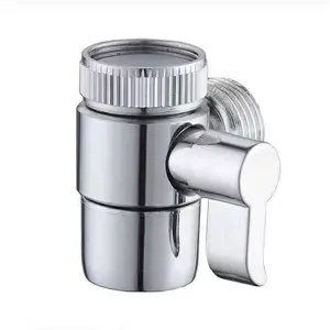 Abs 4-Point Switching Valve Faucet Diverter 4-Point Water Separator Switching Water Purifier Faucet Inlet Tee Fitting