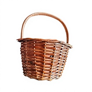 Eco Friendly <b>Wicker</b> <b>Storage</b> <b>Baskets</b> 100% Natural Bamboo Handcrafted Lightweight Bohemian Style Multifunction Design Flower Pot - Product Image 4
