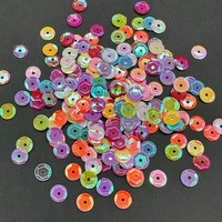 Kit de perles en PVC concaves colorées blanc laiteux faites à la main, 6 mm, pour accessoires vestimentaires
