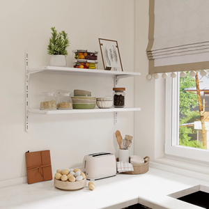 Kim loại treo tường kệ lưu trữ tường lưu trữ kệ cho văn phòng nhà nổi kệ lưu trữ cho phòng đựng thức ăn DIY kệ sách với bàn - Product Image 3
