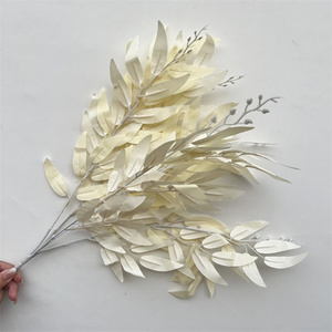 C-457 Hojas Largas <span class=keywords><strong>de</strong></span> Eucalipto, Hojas Artificiales <span class=keywords><strong>de</strong></span> Papel, <span class=keywords><strong>Ramas</strong></span> <span class=keywords><strong>de</strong></span> Sauce para Decoración <span class=keywords><strong>de</strong></span> Árboles del Día <span class=keywords><strong>de</strong></span> los Inocentes - Product Image 5