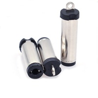 Prise d'alimentation CC 5521/5525, connecteur mâle à borne fourche entièrement en cuivre pour audio et alimentation, conforme RoHS, type à souder
