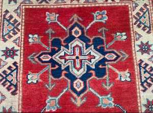 Tapis Kazak Vintage Afghan Noué À La Main Qualité Style Classique Chambre à Coucher Tapis Kilim Personnalisable pour Exercice À Domicile Prière Pique-Nique - Product Image 3