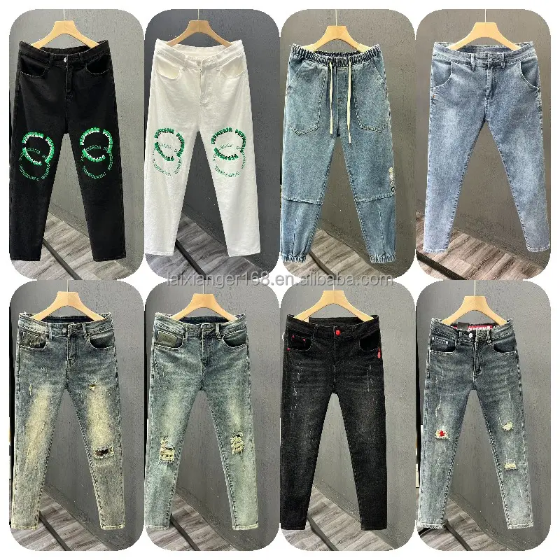 Wholesale stock Most popular men's jeans Vintage jeans Men's jeans slim fit