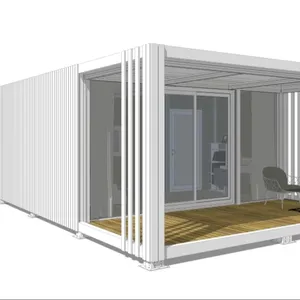 Modular Building Minimalistic Homestay Prefabricated House Container Room Air Bnb Prefab Home ADU Wild Hotel Villa