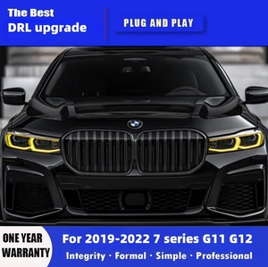 Meilleures cartes LED DRL de remplacement pour 2019 2020 2021 <span class=keywords><strong>BMW</strong></span> série 7 740i 745e 750i <span class=keywords><strong>xDrive</strong></span> phare LED jaune mise à niveau DRL - Product Image 3
