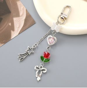 新款Y2k千禧风格花蝴蝶结钥匙扣吊坠，多功能流星吊坠，Ccd相机小吊坠 - Product Image 4