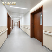 Porte de Hôpital HPL Antibactérienne Ignifugée, Porte Battante Médicale pour Cabinet Médical, Clinique, Ambulatoire, Certifiée CE