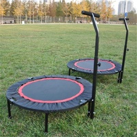Mini trampolín de acero inoxidable para niños y adultos, equipo de gimnasio de 40 pulgadas, para ejercicio de Fitness en interiores, para saltar