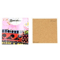 Sous-verres ronds et carrés personnalisés avec impression de logo, tapis absorbants en céramique pour table, sous-verres pour boissons