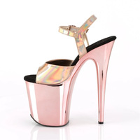 Sandales de danse pôle super hautes de 20CM, chaussures de danse pôle imperméables à plateforme, sandales de danse pôle de 20cm