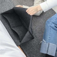 Feutre canapé table sac suspendu épais feutre cosmétique sac à main organisateur feutre chevet caddy pour le stockage pour livre stylo lunettes
