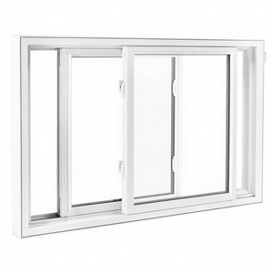 Perfil de Ventana de PVC Gris Insonorizado para Casas, Rodillos para <span class=keywords><strong>Ventanas</strong></span> y Puertas, <span class=keywords><strong>Ventanas</strong></span> Corredizas de PVC, <span class=keywords><strong>Ventanas</strong></span> Corredizas de UPVC - Product Image 2