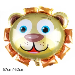 Globos de Aluminio con Forma de Animales de Circo, Brillantes y Ecológicos, Unicornio, León, Nube, Borla de Colores, Payaso <span class=keywords><strong>para</strong></span> Fiesta, Venta al por Mayor - Product Image 3