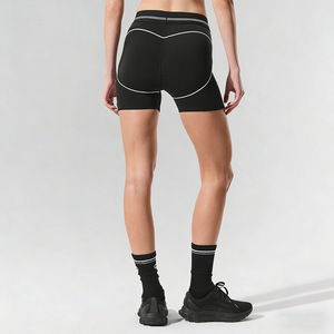 <span class=keywords><strong>Completo</strong></span> Sportivo <span class=keywords><strong>Donna</strong></span> Bicolore Nude: Top Yoga Senza Schienale e Shorts a Vita Alta Modellanti - Set Fitness 2 Pezzi per <span class=keywords><strong>Palestra</strong></span> e Corsa - Product Image 3