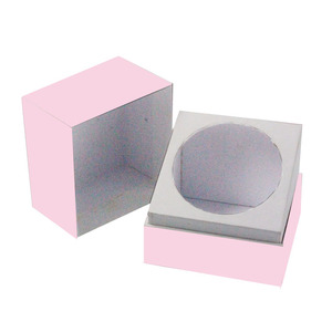 Luxury lid and case Packaging Cardboard Box Fancy Design Rigid Paper Candle Box With Die Cut Insert