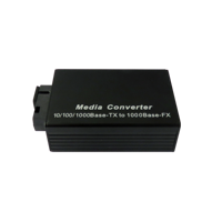 Convertidor de Medios MINI Gigabit de Venta Caliente, 20KM SC 1 RJ45 + 1 Convertidor de Fibra Óptica Monomodo de Una Sola Fibra