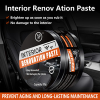 Pâte de rénovation intérieure X9, nettoyant pour tableau de bord de voiture, restaurateur de plastique, nettoyant et revitalisant pour cuir, polisseur et éliminateur de rayures