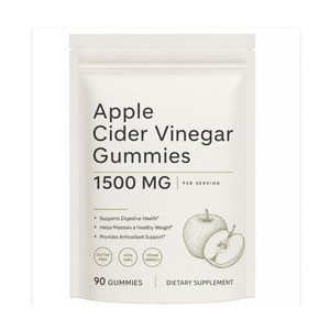 Gummies au vinaigre de cidre de pomme Coreal 1500 mg, végétaliennes, sans gluten, complément alimentaire - Product Image 1