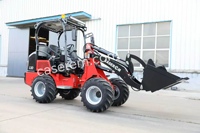 Minicargadora CASEREM 4WD para Uso Doméstico, 18.2kW, Motor Diésel Eaton, Hidráulica Euro5, 1 Año de Garantía, Cucharón de Giro Corto