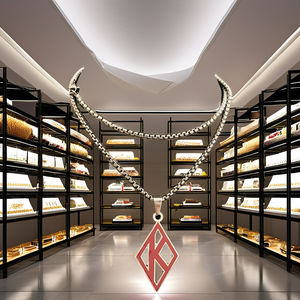 Collier de fête de la fraternité <span class=keywords><strong>Kappa</strong></span> Alpha Psi en acier inoxydable inaltérable, avec lettres KAY 1911 grecques tendance, finition torsadée hautement polie - Product Image 4