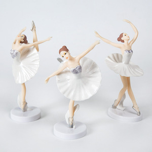 Decorazione per Torta a Tema Principessa Ballerina, Bellissima Bambola Ballerina Principessa, Accessori per Decorazione <span class=keywords><strong>Torte</strong></span> di Compleanno per Ragazze - Product Image 3