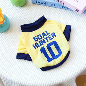 JXANRY Ventes directes Vêtements d'hiver pour chiens de compagnie Gilets d'experts en matière de notation de buts Impression de dessins animés pour le commerce extérieur du Nouvel An en polyester - Product Image 6