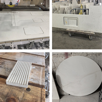 Mesin Pemotong Batu Marmer 4+1 Axis Bridge Saw, Mesin Pemotong Batu Nisan, Mesin Pembuat Kitchen Countertop