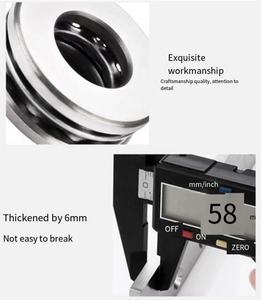 Cerniera invisibile ispessita in acciaio inossidabile di 360 gradi di rotazione porta armadio armadio porta porta porta cerniera - Product Image 4