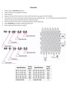 Sabuk Konveyor Suhu Tinggi untuk Penggunaan Industri dengan Kecepatan yang Dapat Disesuaikan, Kawat Jaring Rantai Baja Tahan Karat untuk Pabrik Manufaktur - Product Image 3