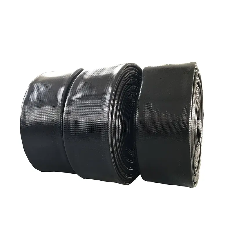 Rubber Flexible Hose Manufacture Price 6-8" Flexible TPU Lay Flat Rubber Hose