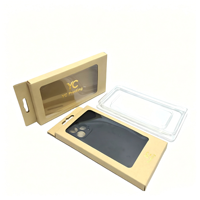 Boîte d'emballage pour téléphone portable en kraft brun à prix avantageux
