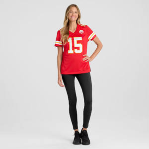 Camisetas de los Kansas City Chiefs para Mujer, Camisetas de Fútbol Americano de EE. UU. Limitadas y Cosidas, con los Números 15 de Patrick Mahomes, 87 de Kelce, 10 de Pacheco, 4 de Rice y 1 de Worth - Product Image 5