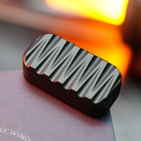 Produit phare : Jouet anti-stress en métal, type poker, carte à pousser, magnétique, Slider Fidget, Clicker Fidget EDC, Jouet Fidget de bureau