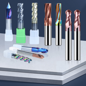 ดอกกัดปลายมน 2 ฟลุต ทำจากเหล็กทังสเตนอัลลอยด์ประสิทธิภาพสูง สำหรับวัสดุที่มีความแข็งสูง HRC60 ซีรีส์ความแม่นยำสูง รองรับ OEM/ODM ความเร็วสูง - Product Image 4