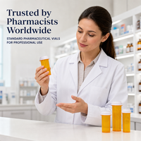 Ventes en gros de flacons de pharmacie en plastique résistants aux enfants 8DR 13DR 16DR 18DR 20DR 60DR, pots vides de 30 ml pour pilules, échantillon gratuit inclus