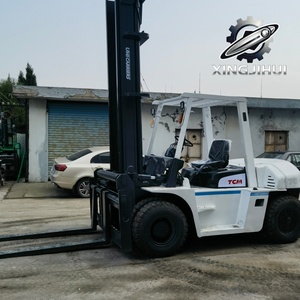 Chariot élévateur TCM FD70Z8 7 tonnes, chariot élévateur d'occasion, Japon, 6 tonnes, moteur Isuzu 6BG1, machine d'occasion, chariot élévateur à essence, 4500MM, 7000KG - Product Image 4