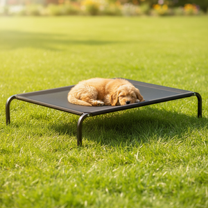 Cama Clássica Calmante para Cães, Cama Retangular Sólida de Ferro Forjado, Casinha Elevada Universal para Quatro Estações, Caverna em Caixa para Gatos e Cães - Product Image 5