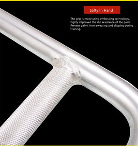 Olymp כרום ברבל פלדה אימון משקולות עבור הרמת משקולות מרובע בצורת Triceps בר ציוד כושר - Product Image 6