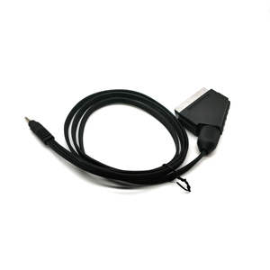 <span class=keywords><strong>Scart</strong></span> <span class=keywords><strong>Jack</strong></span> de 21 pines a Conector estéreo macho de 3,5mm Full HD TV Múltiples blindajes Conector de precisión Cable de audio - Product Image 2