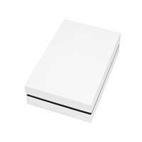 Boîte cadeau rigide personnalisée avec insert en EVA moulé floqué, revêtement UV pour cosmétiques, parfums, huiles, bougies et cadeaux de fêtes, impression de logo