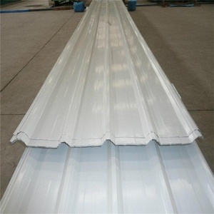 Tôle de toiture en acier ondulé prépeint de calibre 28, revêtement couleur aluminium, trapézoïdale, étanche, pliage et soudage inclus, MOQ 10 tonnes - Product Image 5